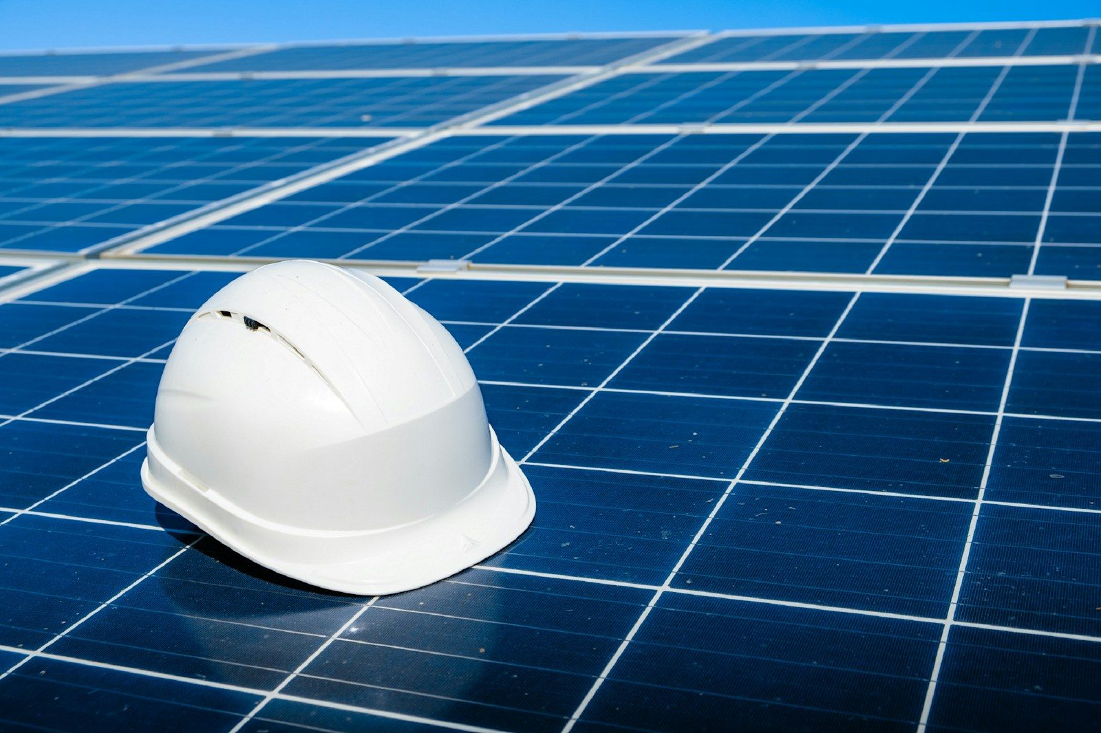 Renewable energy project worker, Saudi Arabia.